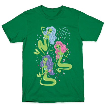 Mermaid Martians T-Shirt