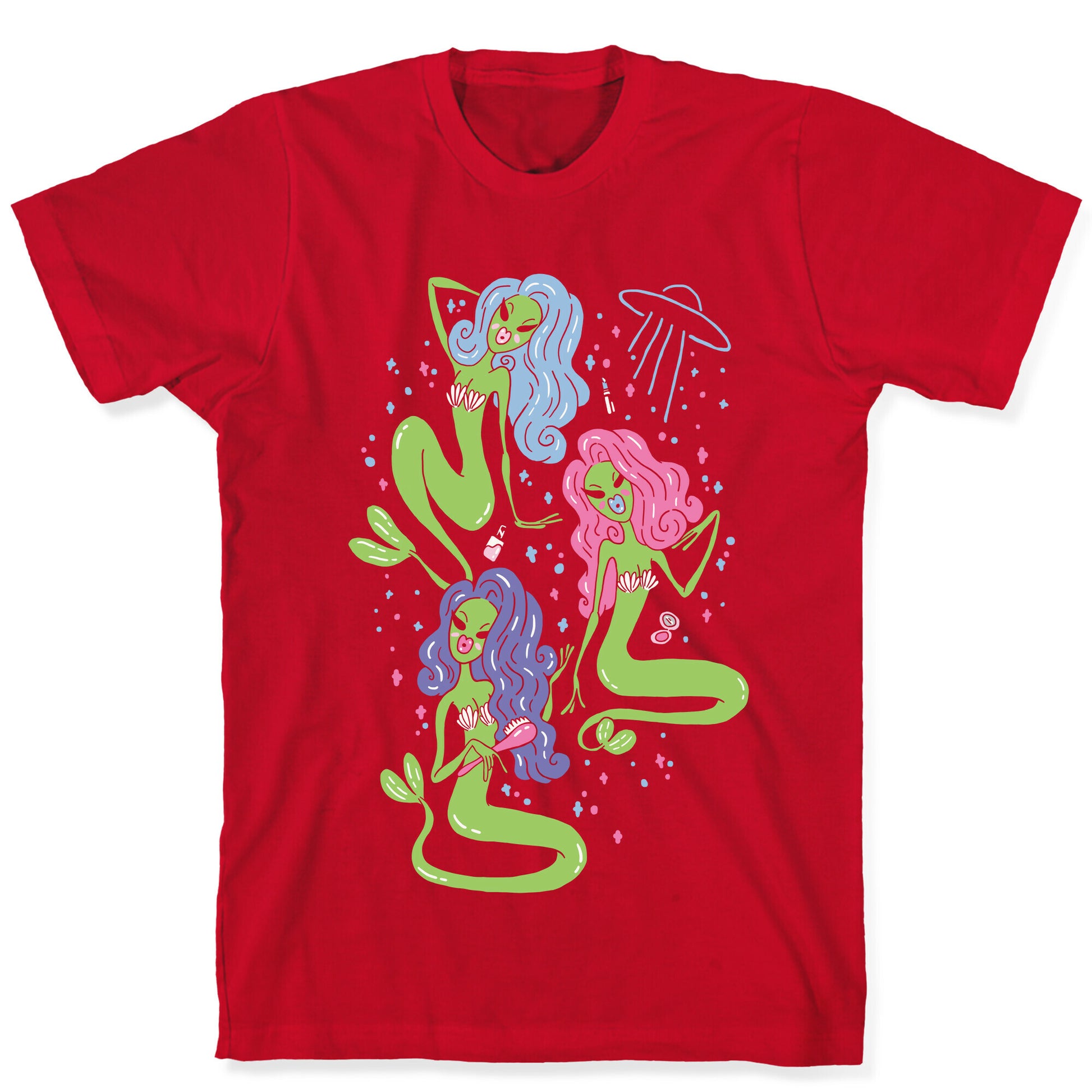 Mermaid Martians T-Shirt