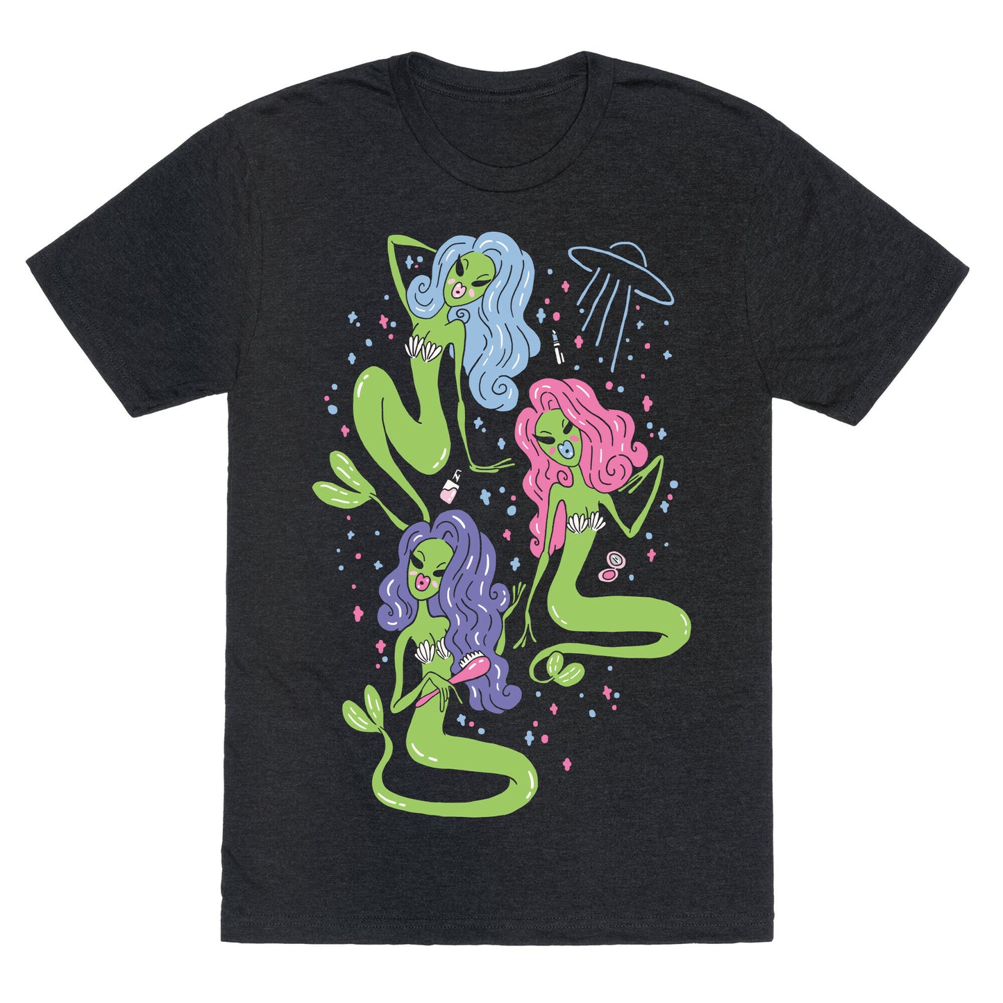 Mermaid Martians Unisex Triblend Tee