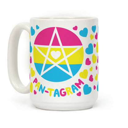 Pan-tagram (Pansexual Pentagram) Coffee Mug