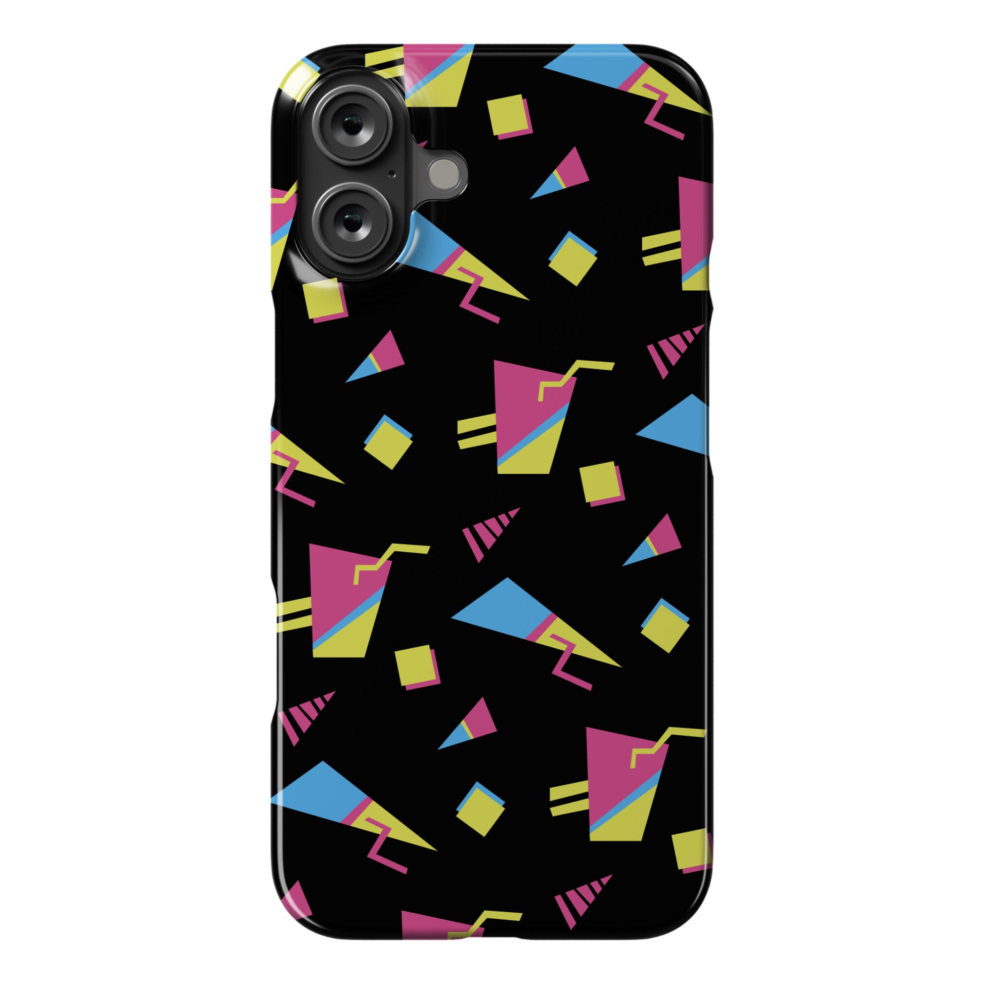 Black 80s/90s Pattern Phone Case