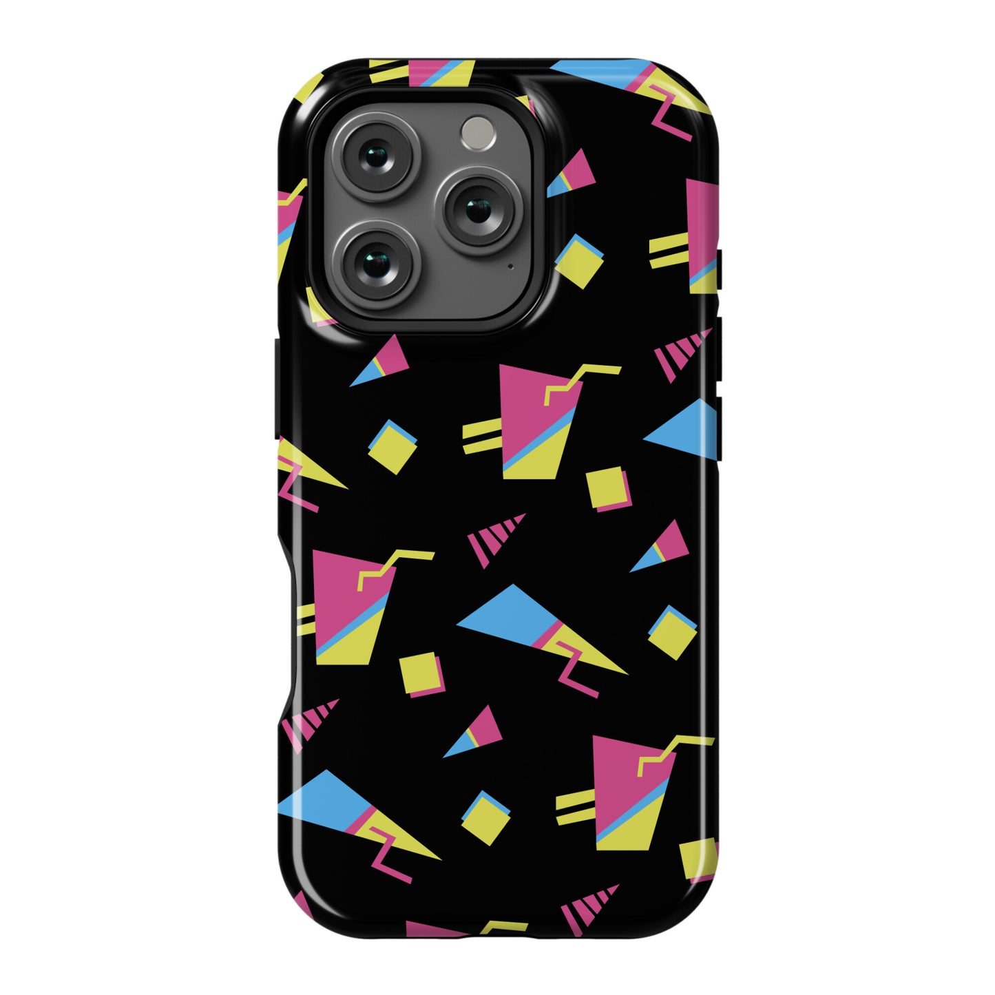 Black 80s/90s Pattern Phone Case