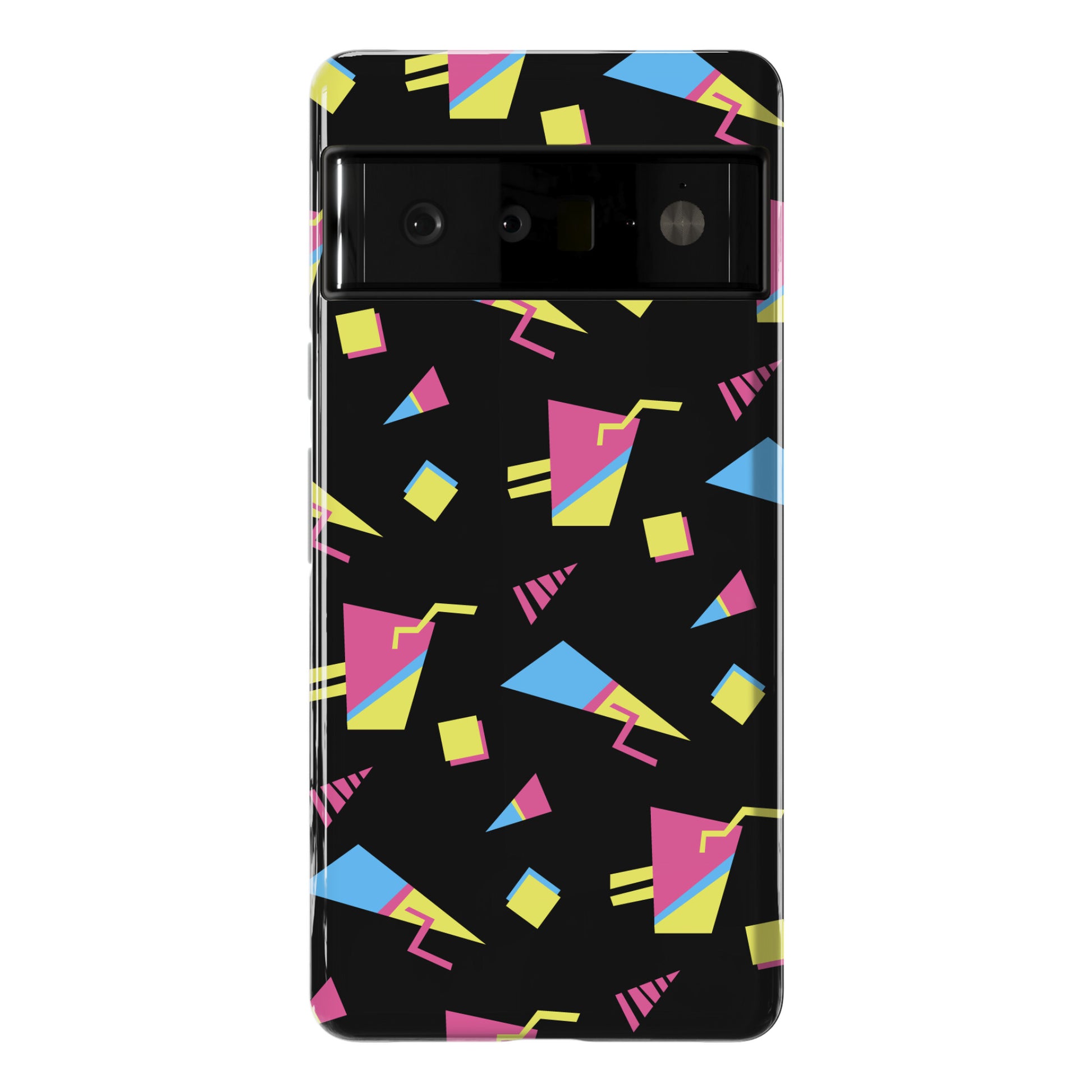Black 80s/90s Pattern Phone Case