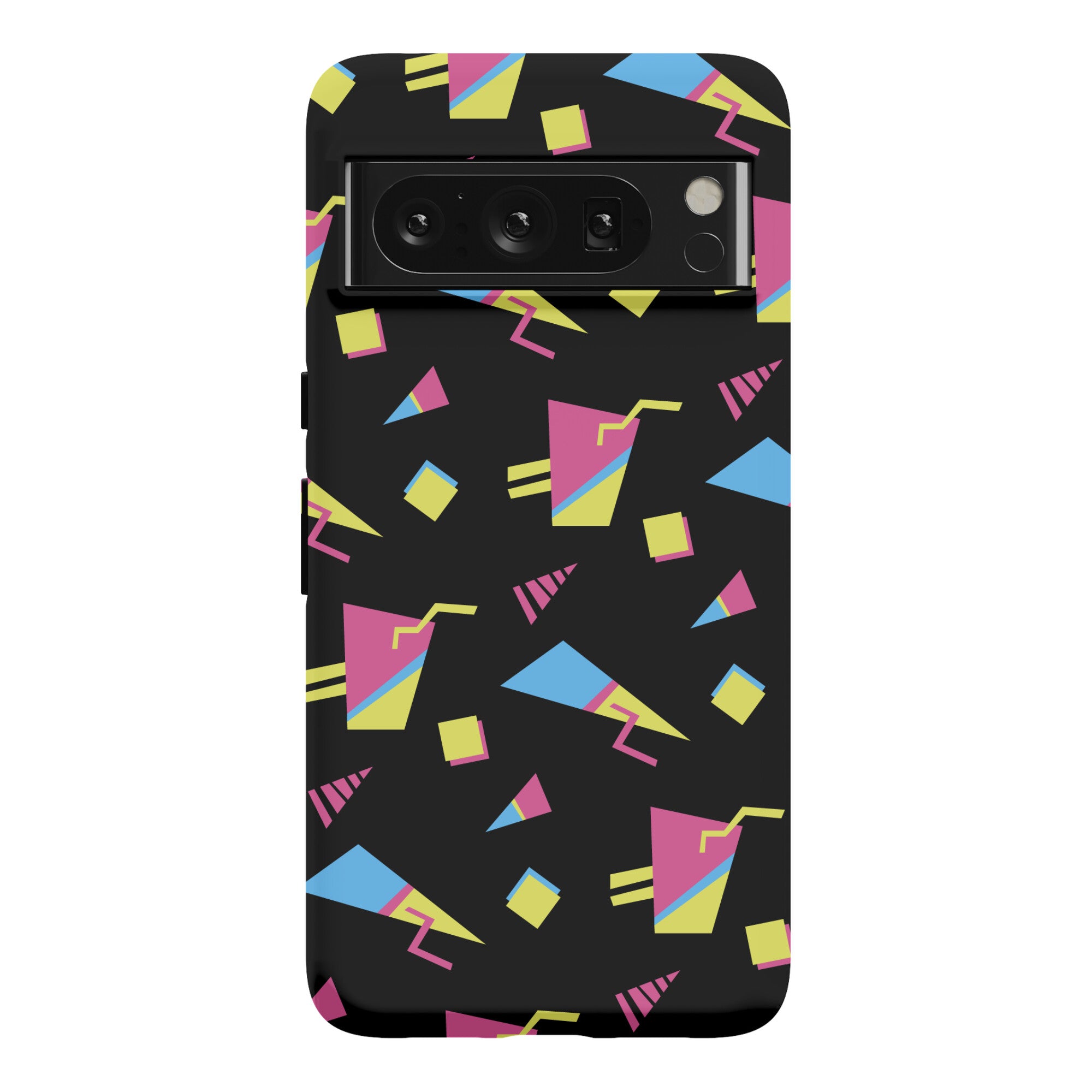 Black 80s/90s Pattern Phone Case