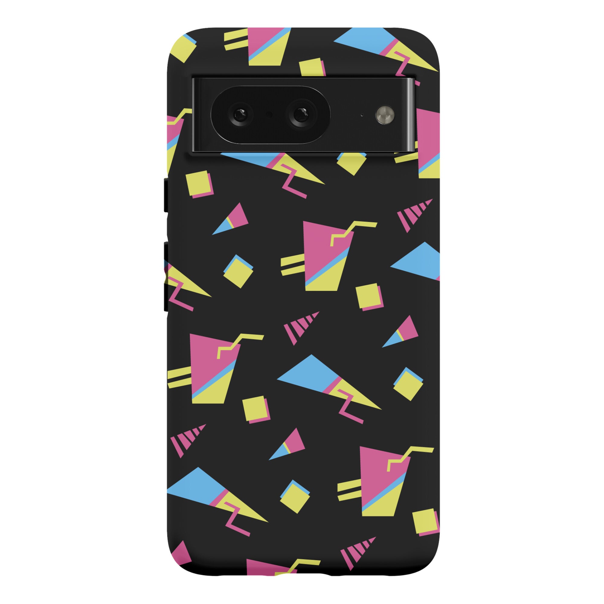 Black 80s/90s Pattern Phone Case
