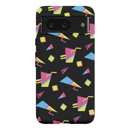 Black 80s/90s Pattern Phone Case