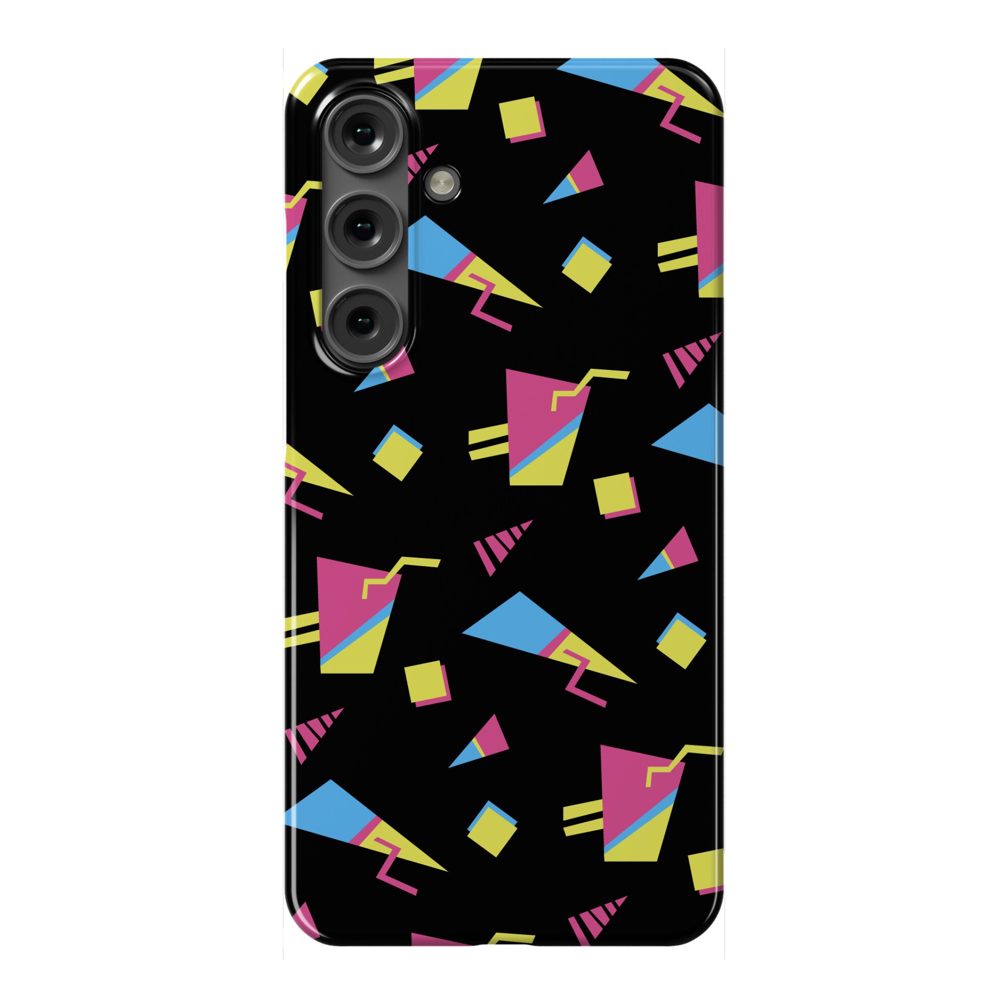 Black 80s/90s Pattern Phone Case