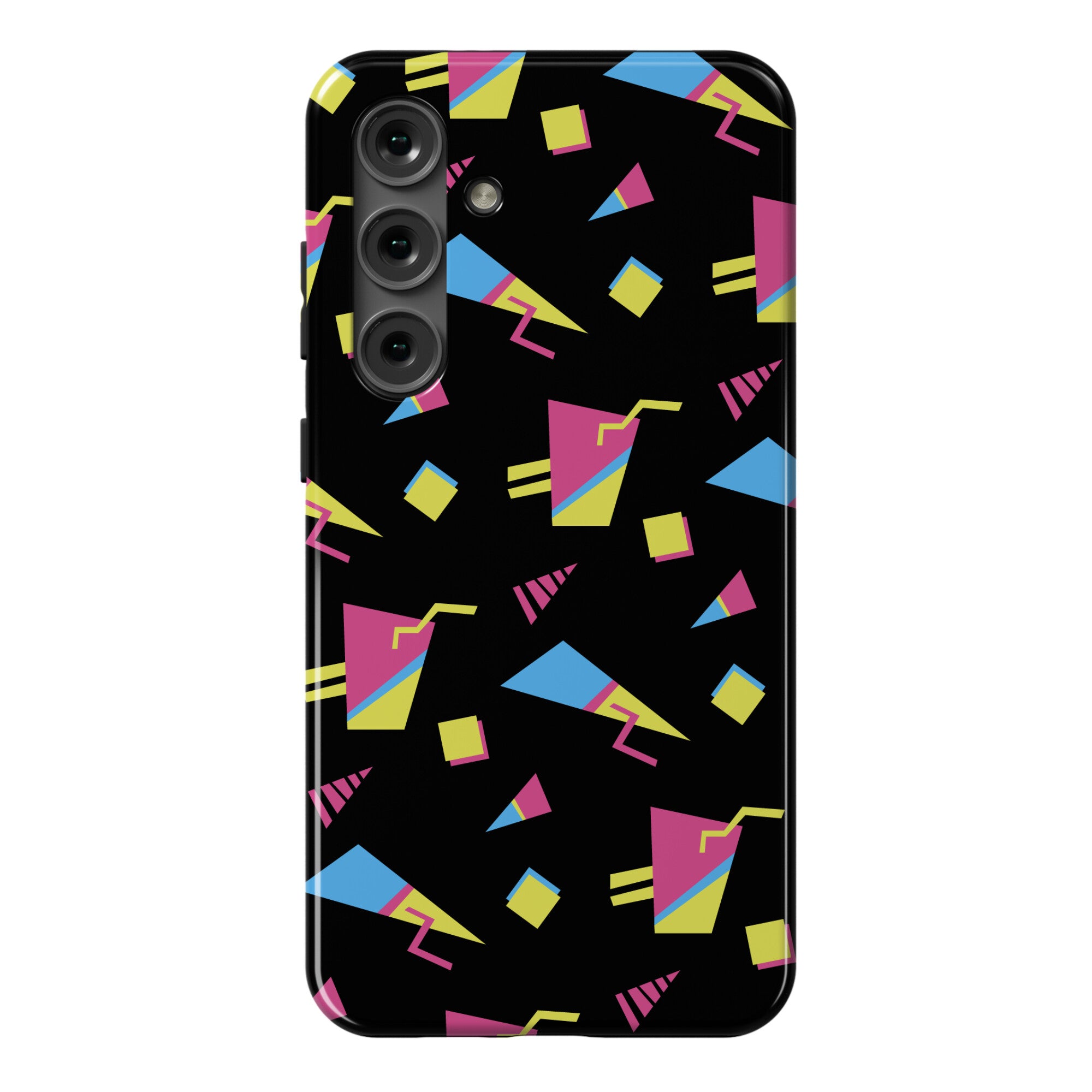 Black 80s/90s Pattern Phone Case