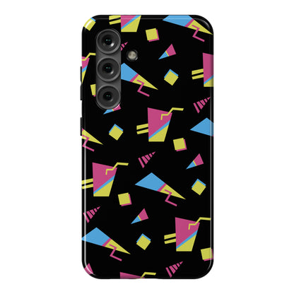 Black 80s/90s Pattern Phone Case