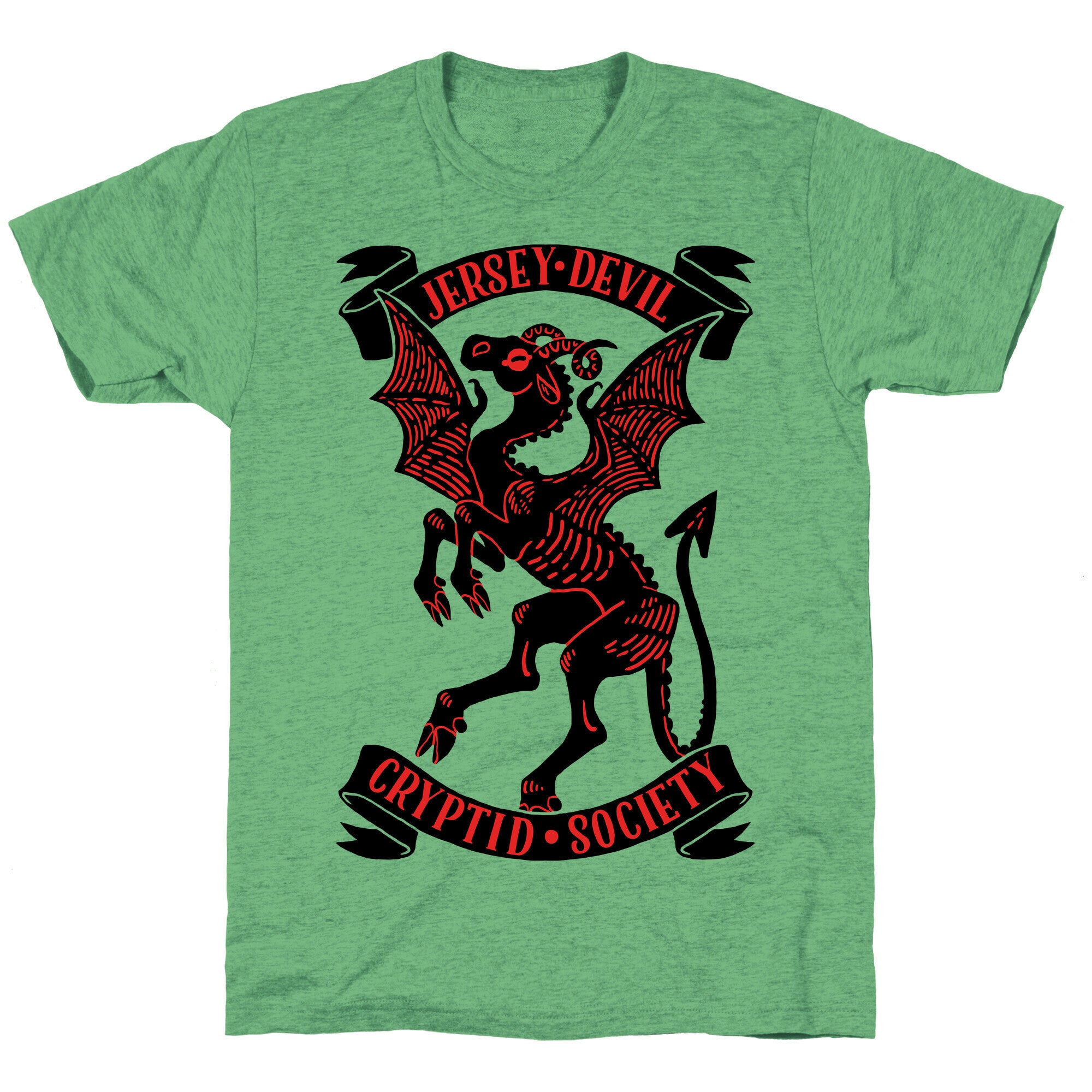 Jersey Devil Cryptid Society Unisex Triblend Tee