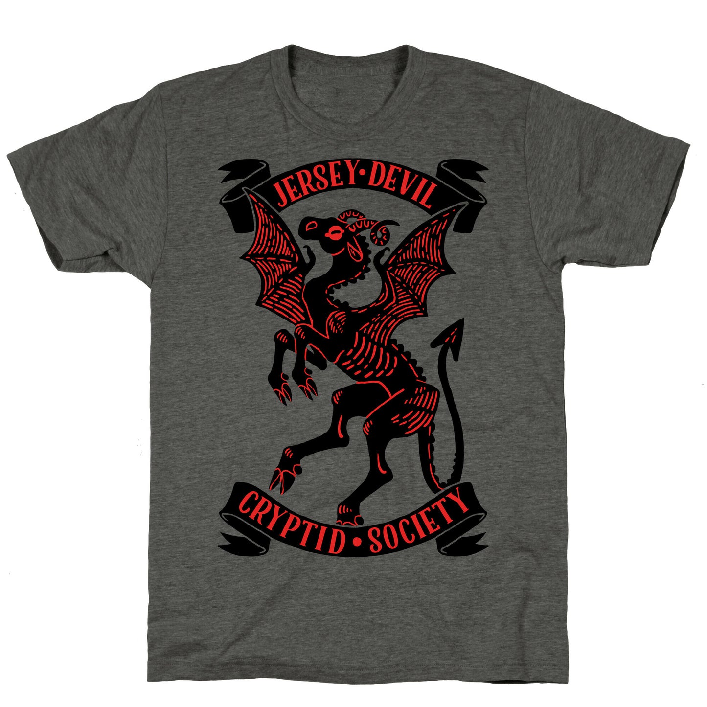 Jersey Devil Cryptid Society Unisex Triblend Tee