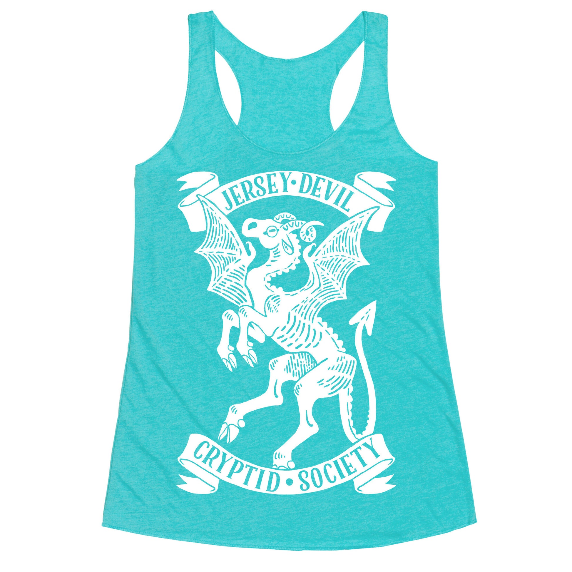 Jersey Devil Cryptid Society Racerback Tank