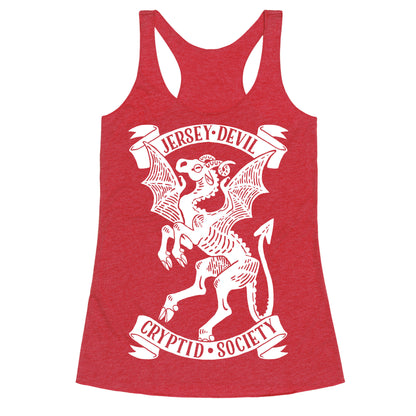 Jersey Devil Cryptid Society Racerback Tank