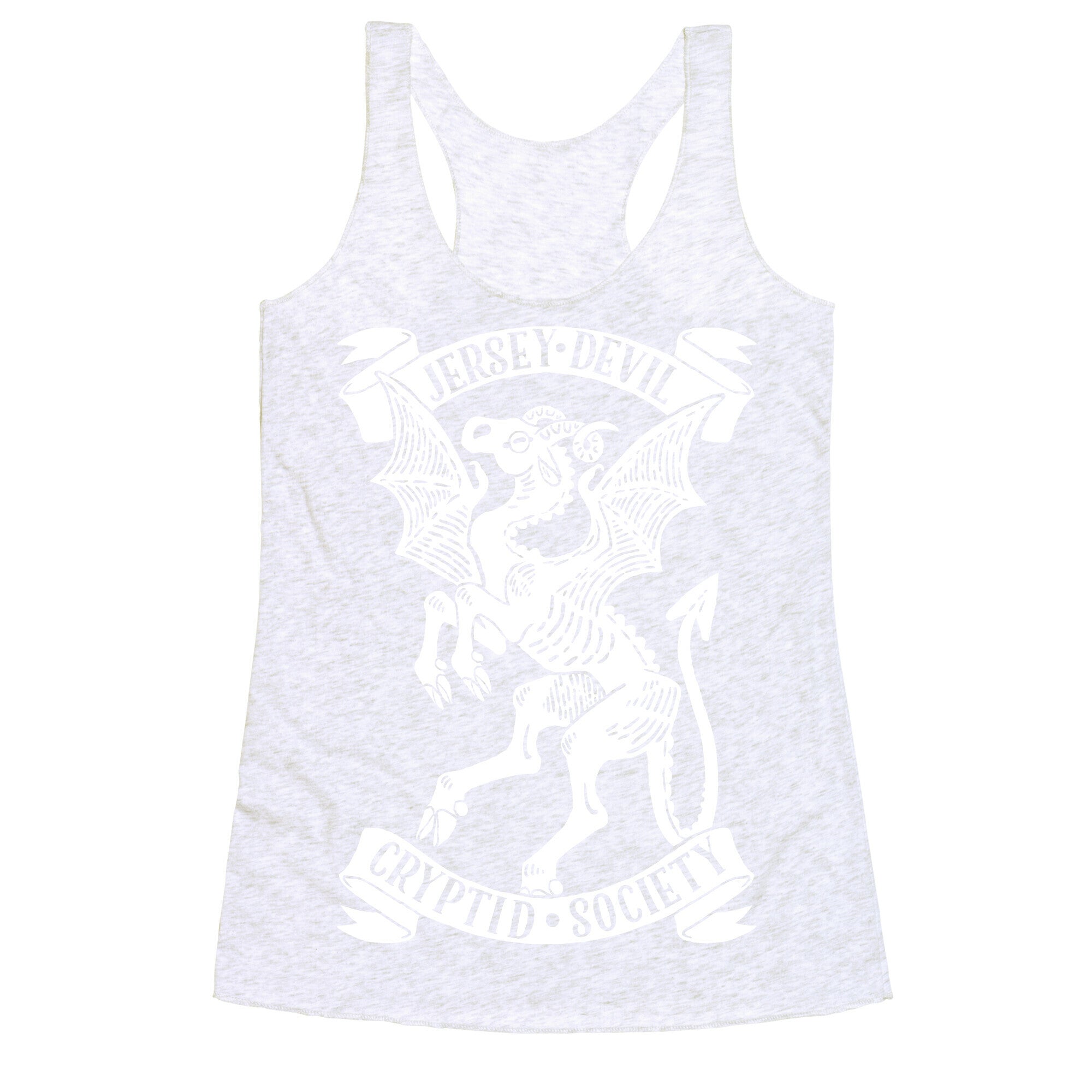 Jersey Devil Cryptid Society Racerback Tank