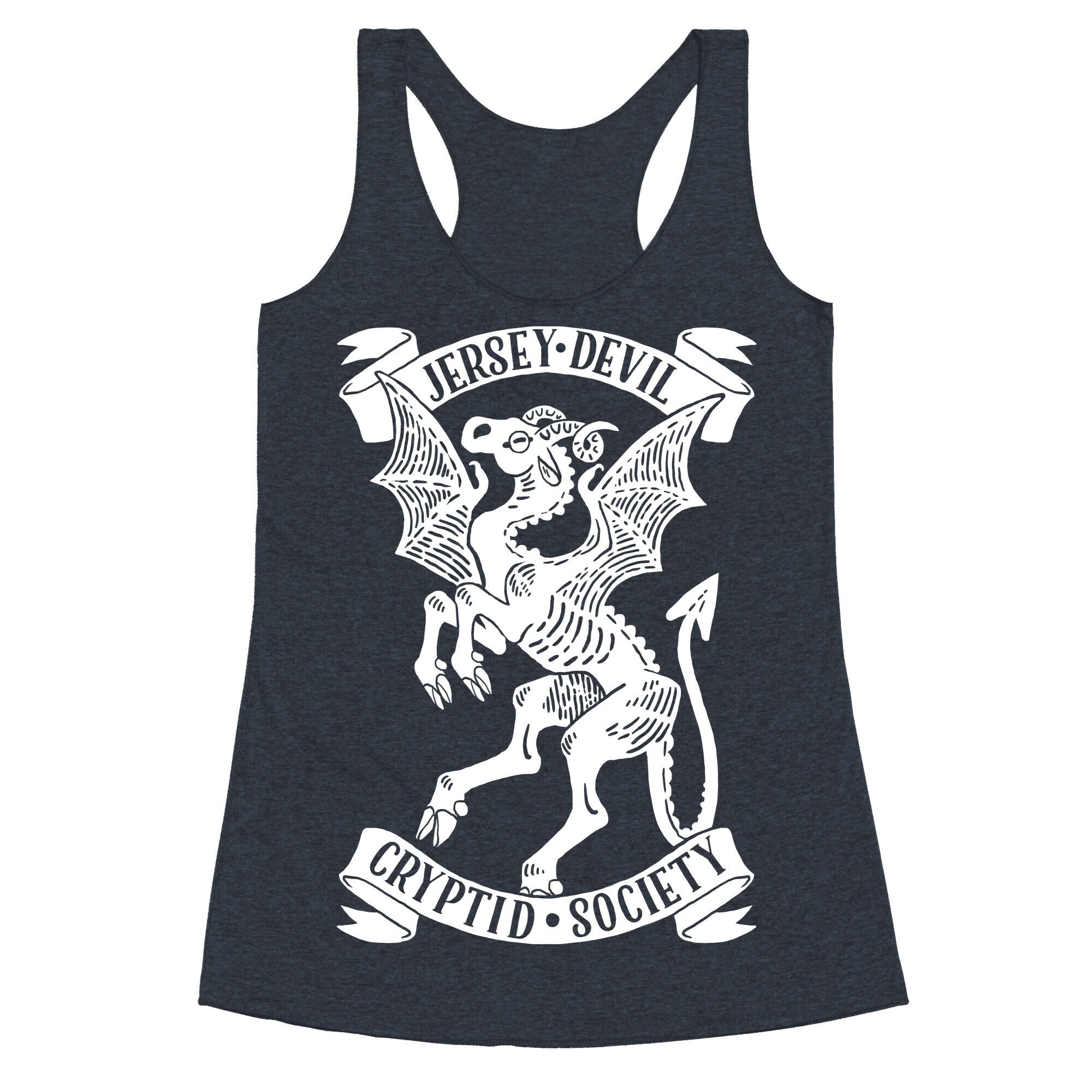 Jersey Devil Cryptid Society Racerback Tank