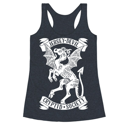 Jersey Devil Cryptid Society Racerback Tank