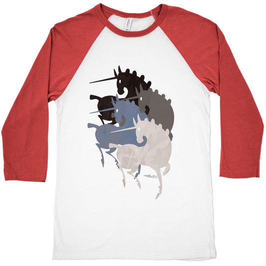 Unicorns Of The Apocalypse Baseball Tee