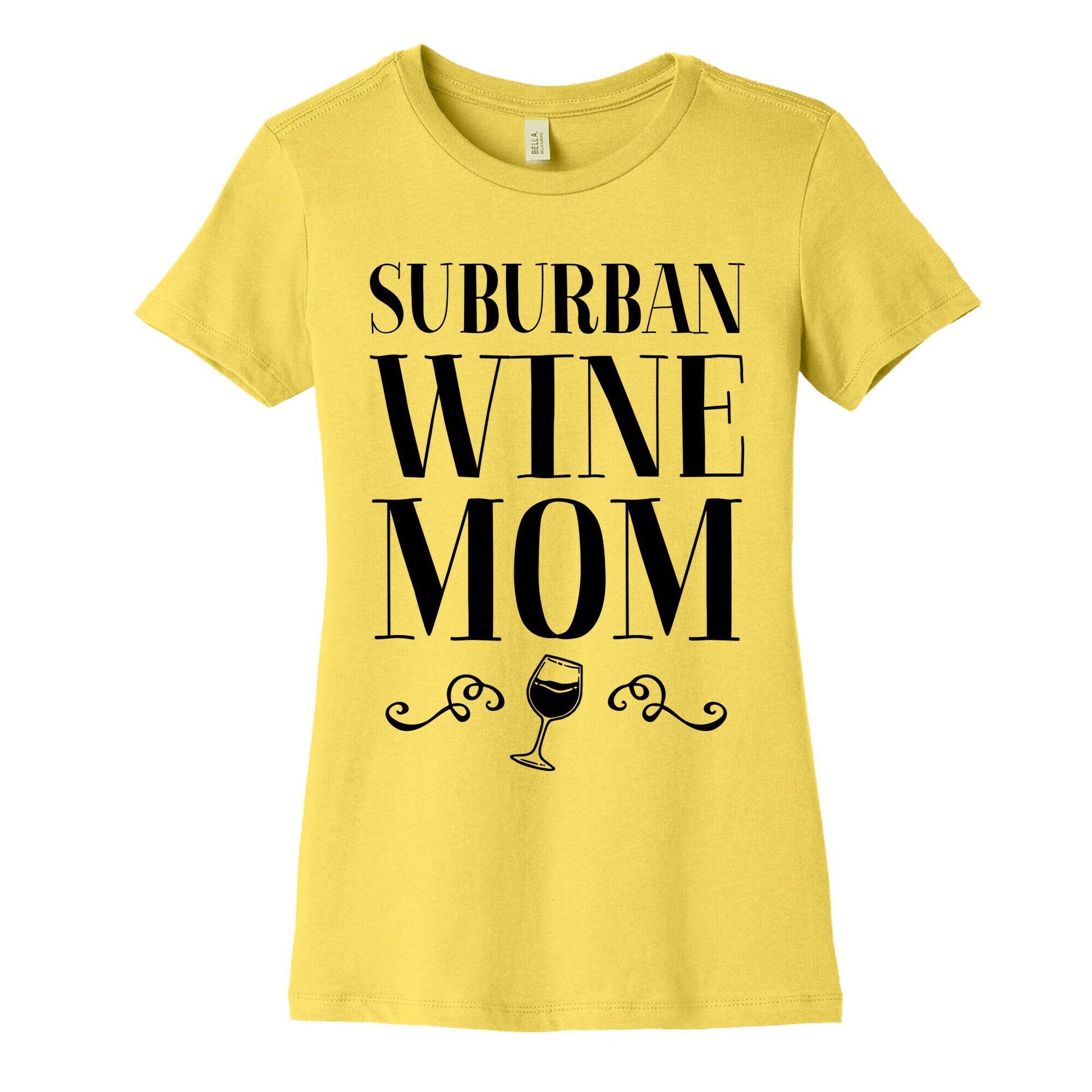 Suburban Wine Mom Women's Cotton Tee