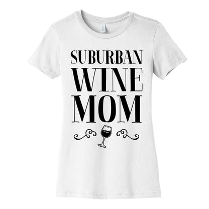 Suburban Wine Mom Women's Cotton Tee
