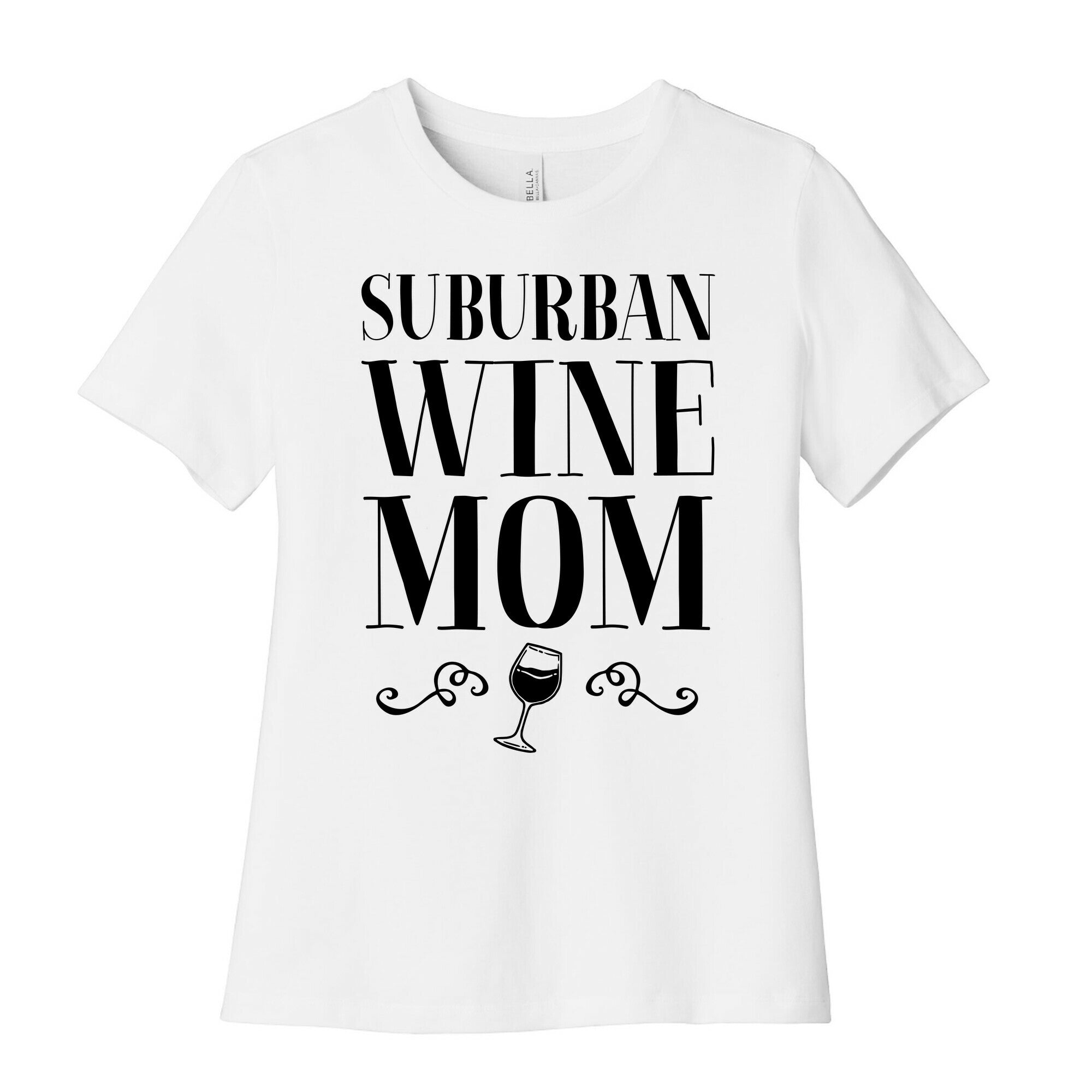 Suburban Wine Mom Women's Cotton Tee