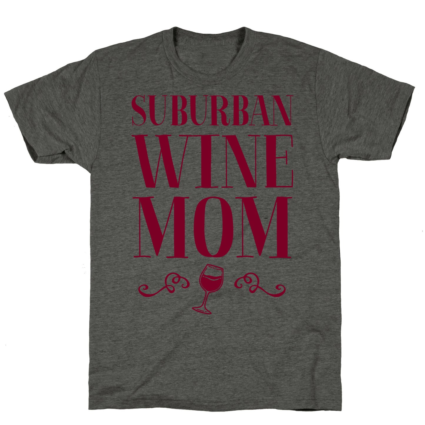 Suburban Wine Mom Unisex Triblend Tee