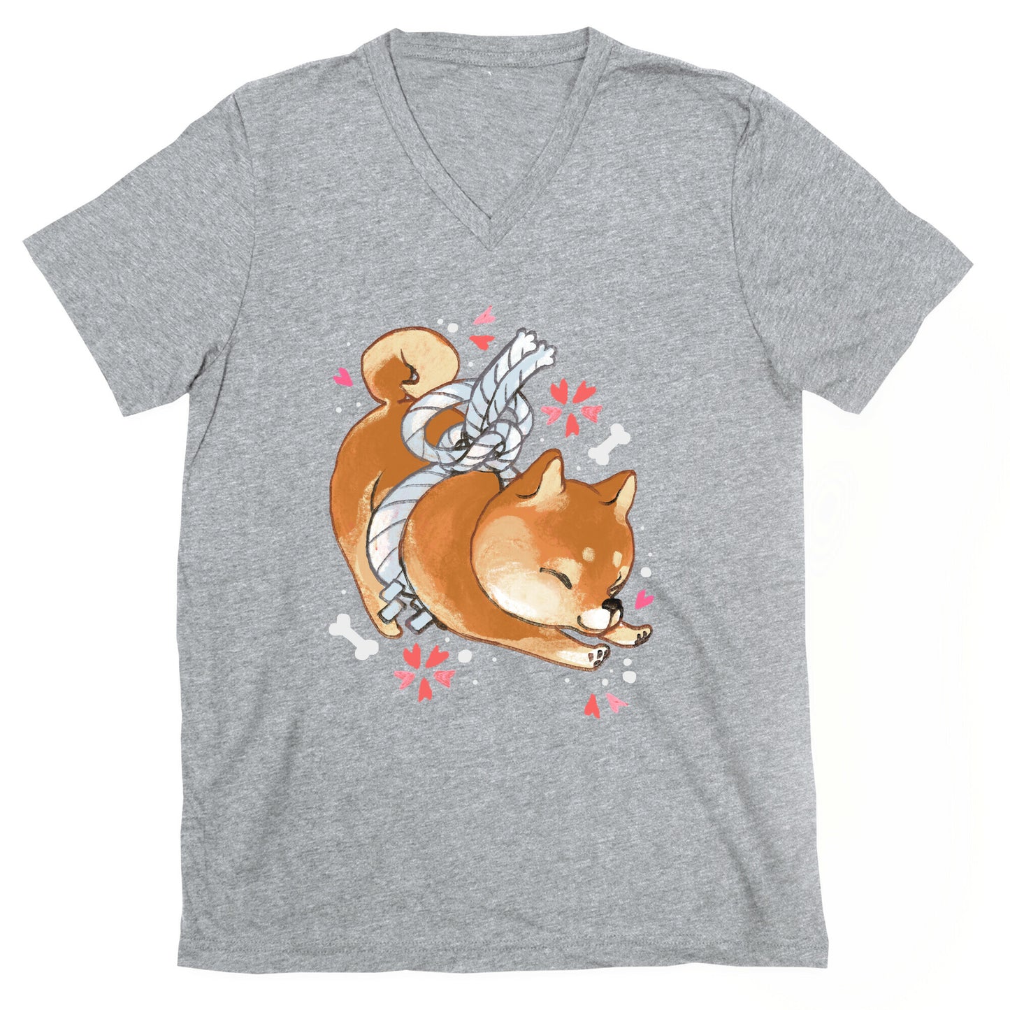 Shiba Inu Dog V-Neck