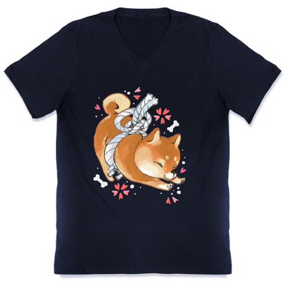 Shiba Inu Dog V-Neck