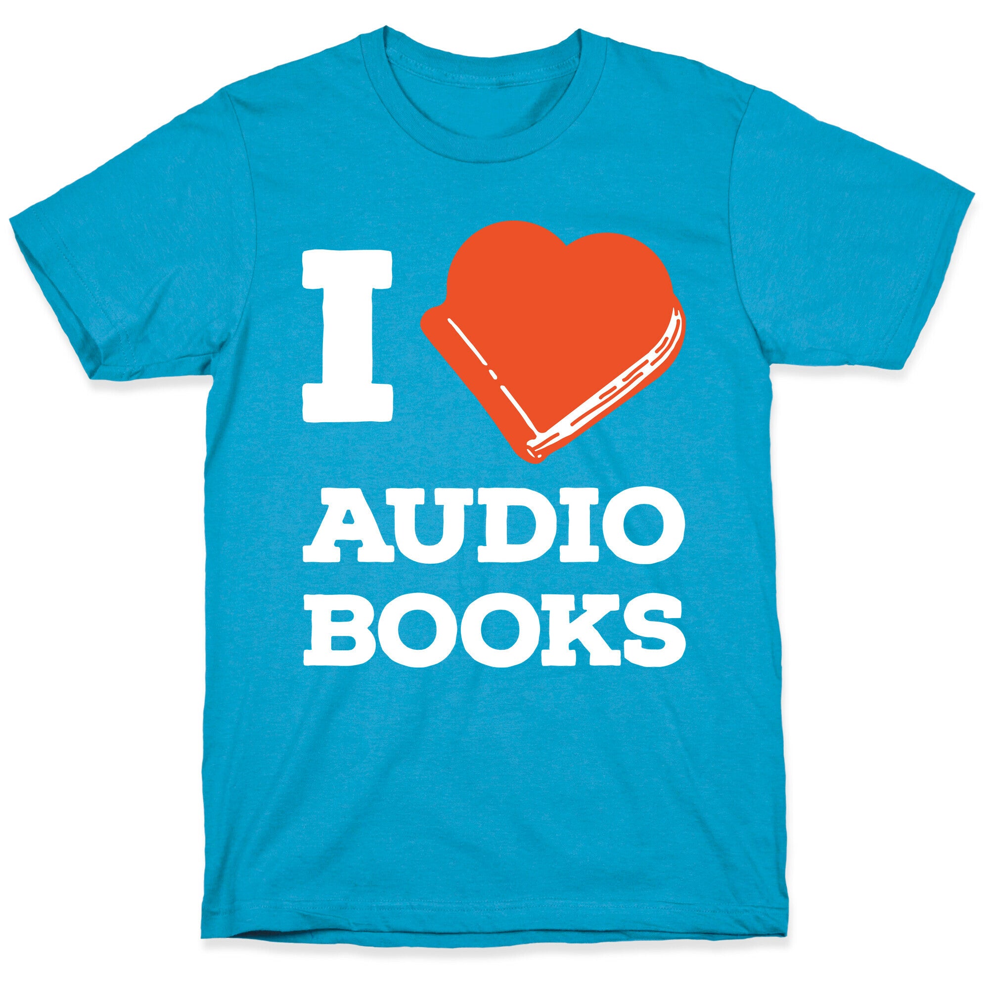 I Love Audio Books Unisex Triblend Tee
