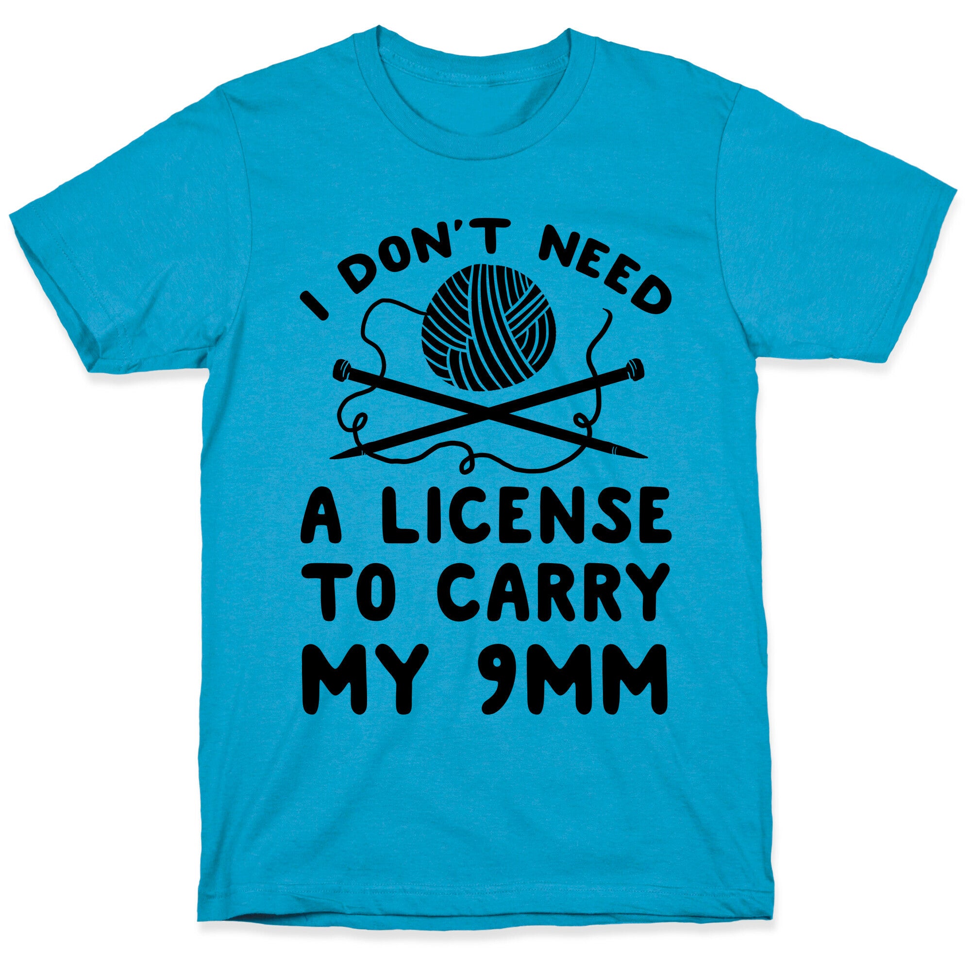 I Don't Need A License To Carry My 9mm Unisex Triblend Tee