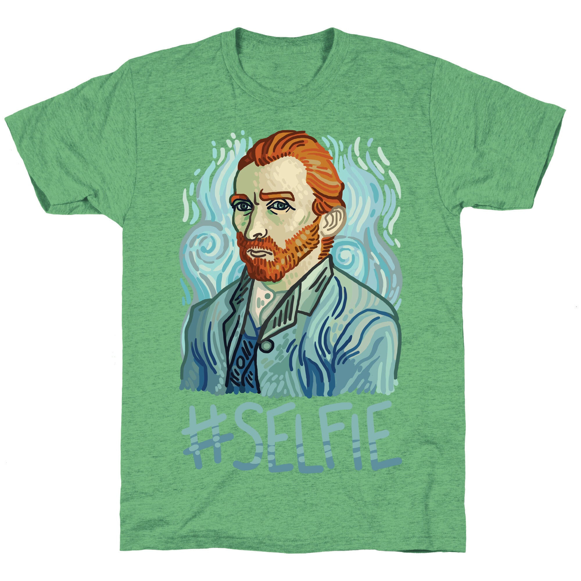 Van Gogh Selfie Unisex Triblend Tee