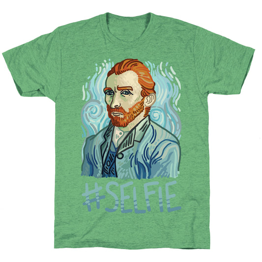 Van Gogh Selfie Unisex Triblend Tee