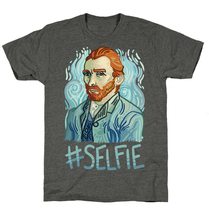 Van Gogh Selfie Unisex Triblend Tee