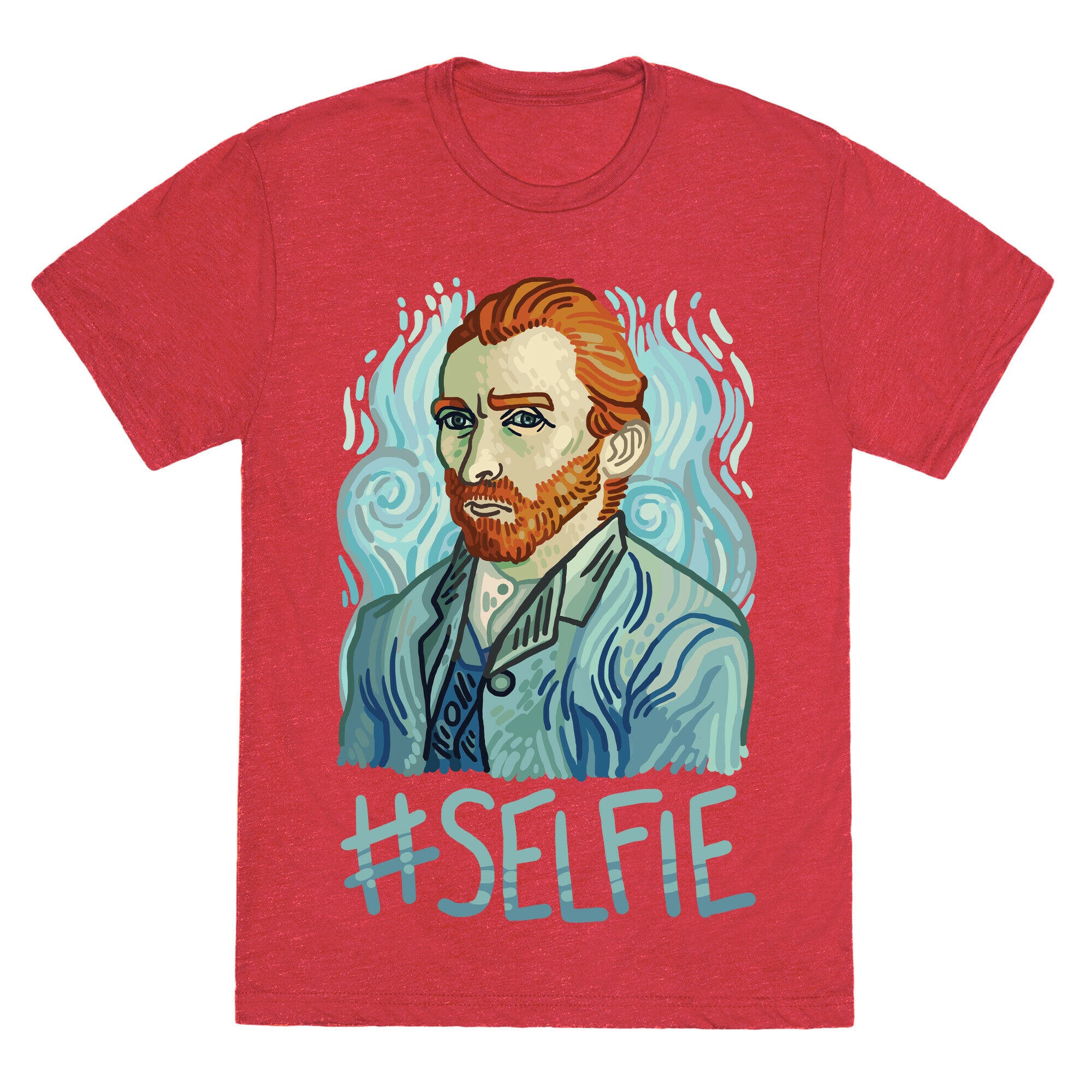 Van Gogh Selfie Unisex Triblend Tee