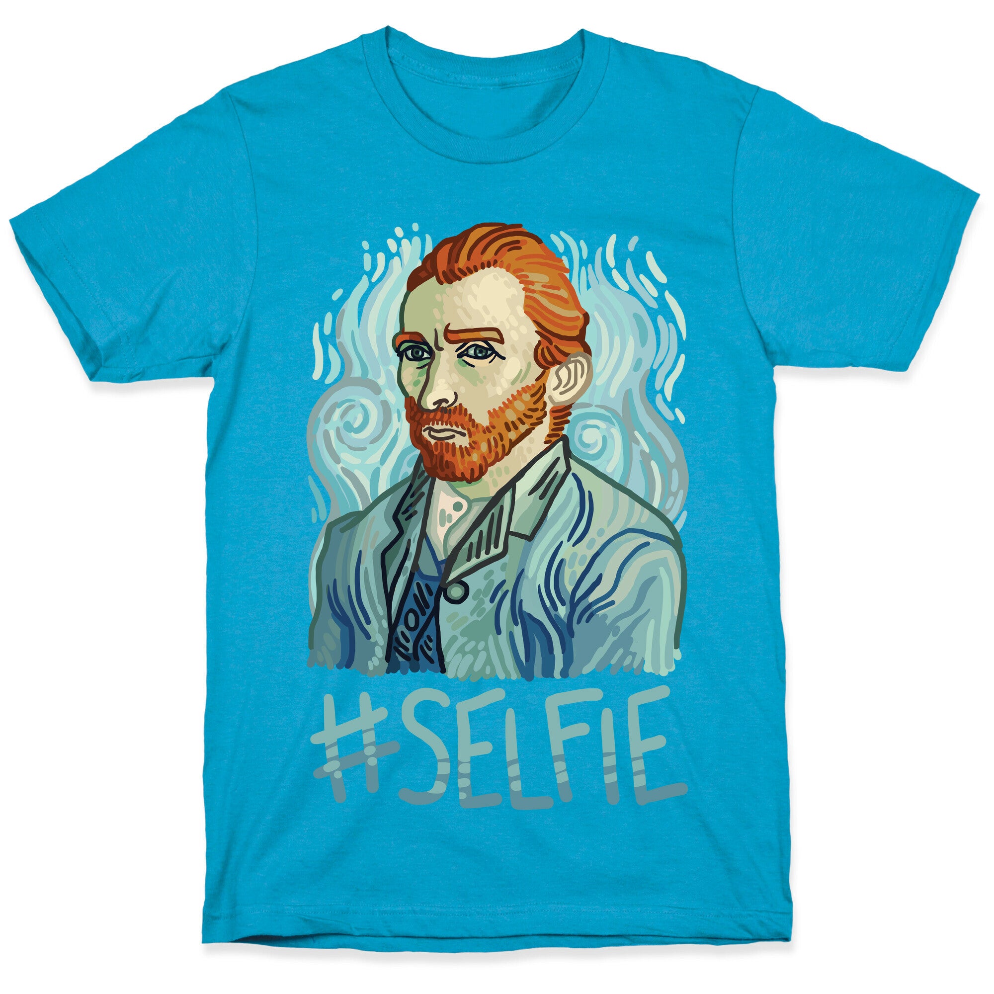 Van Gogh Selfie Unisex Triblend Tee