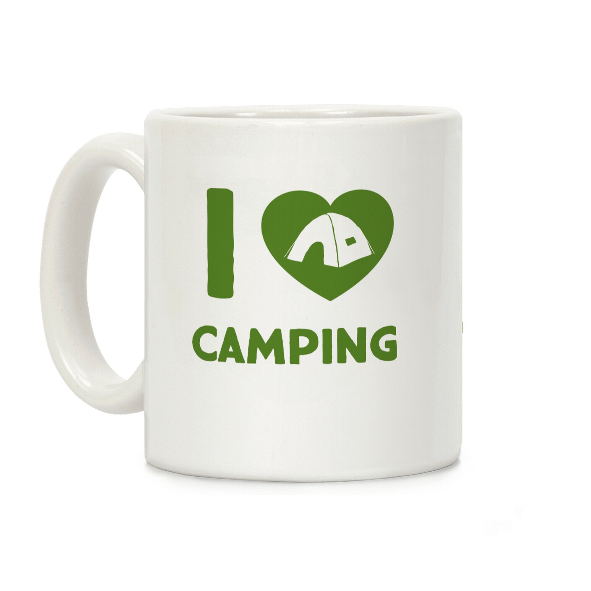 I Heart Camping Coffee Mug