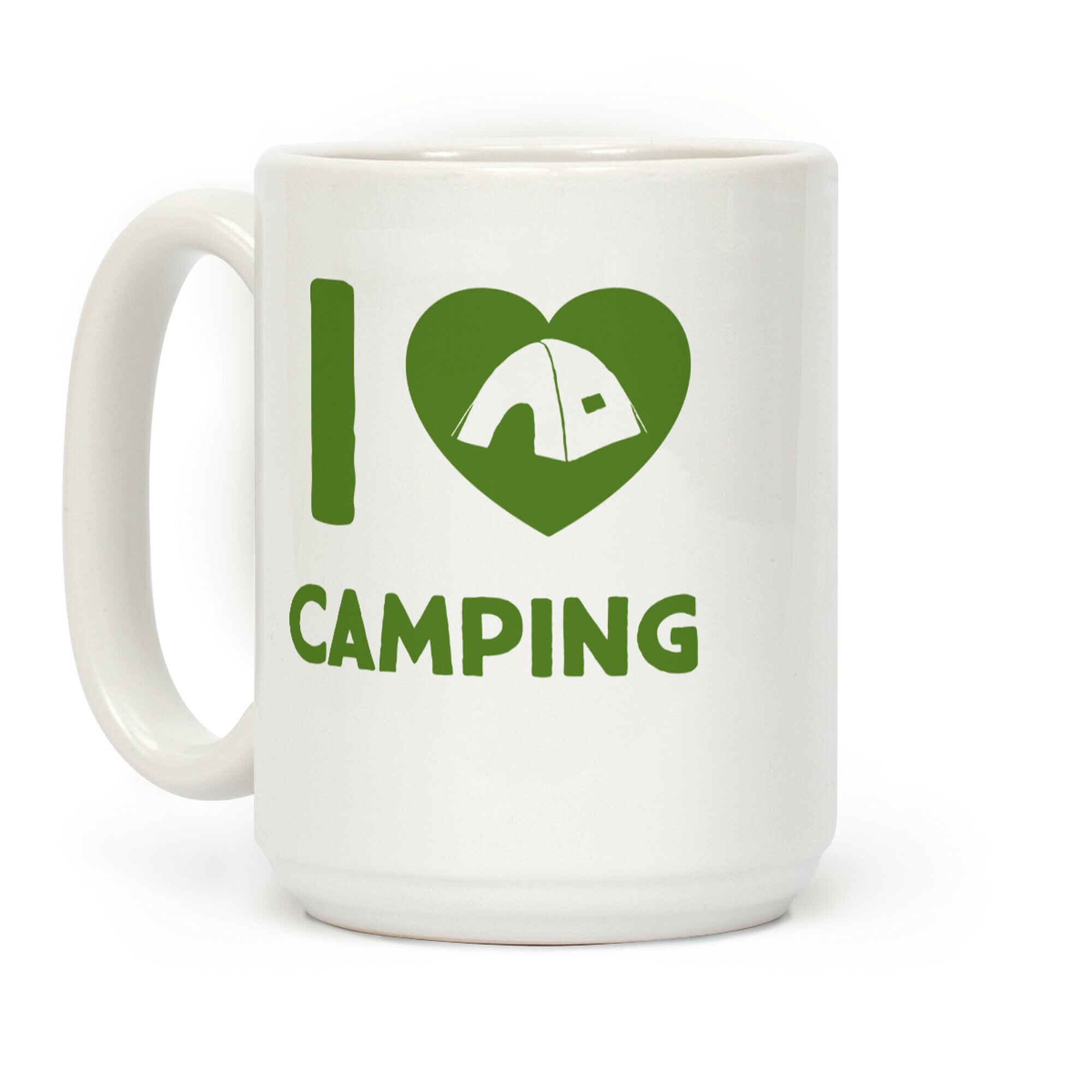 I Heart Camping Coffee Mug