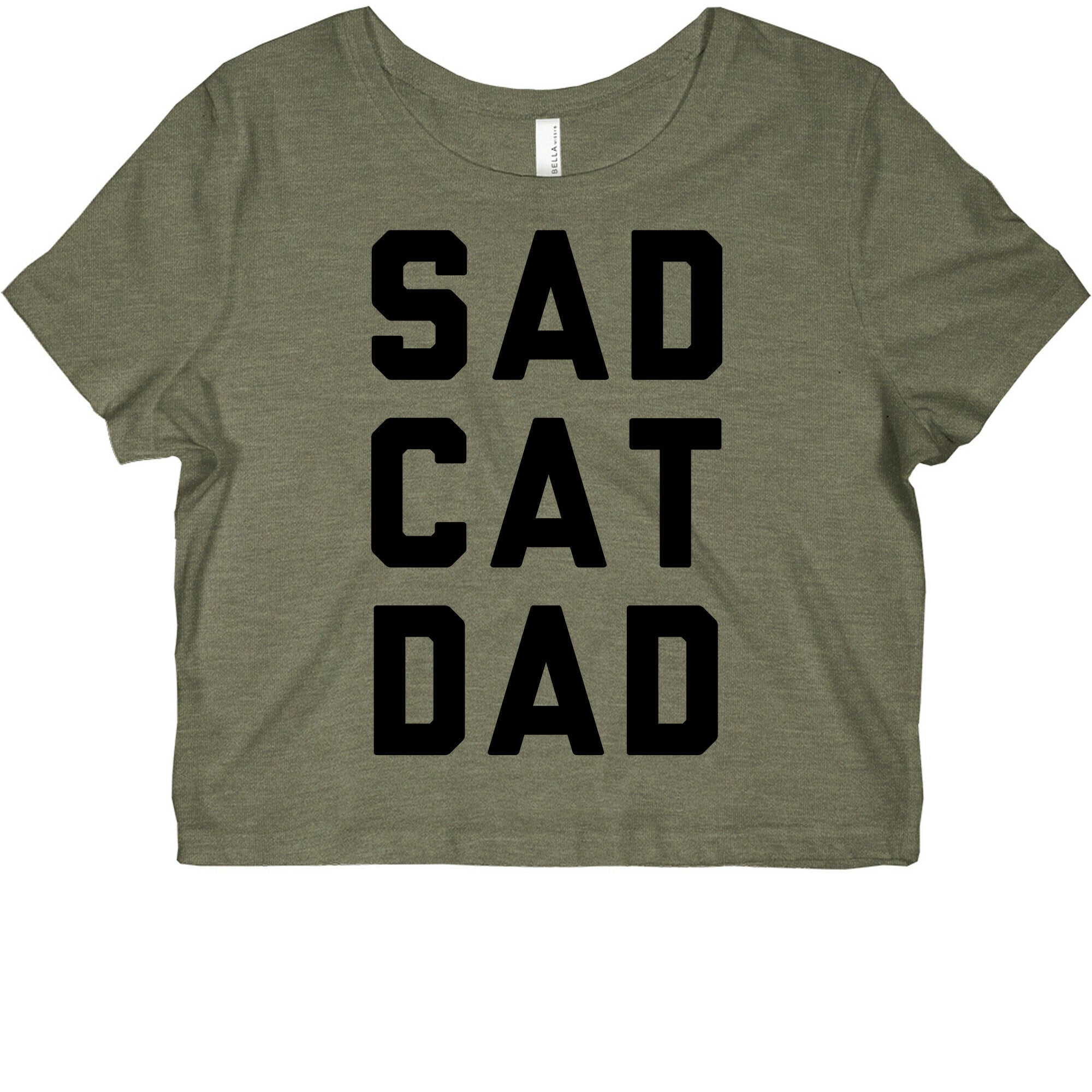 Sad Cat Dad Graphic Baby Tee
