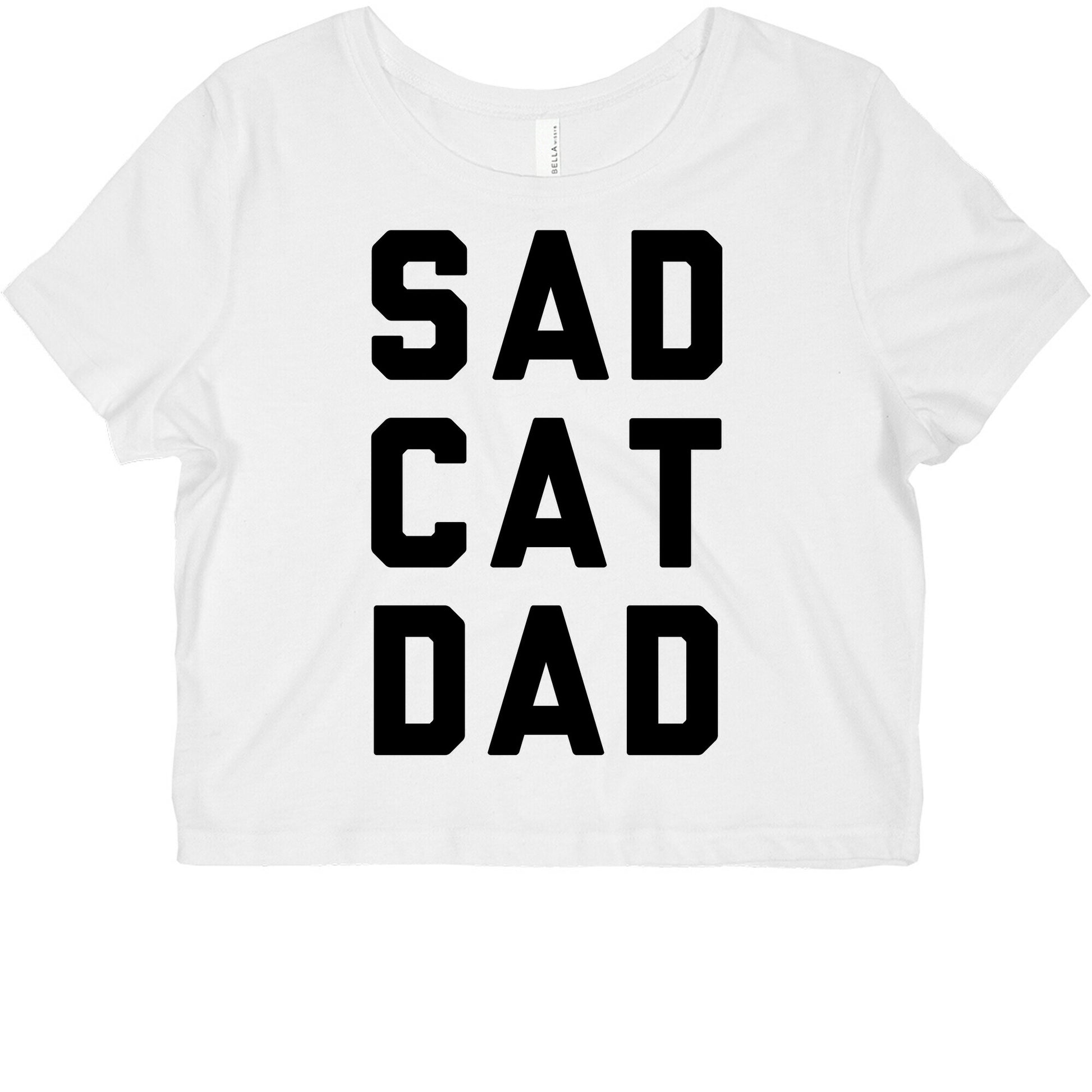 Sad Cat Dad Graphic Baby Tee