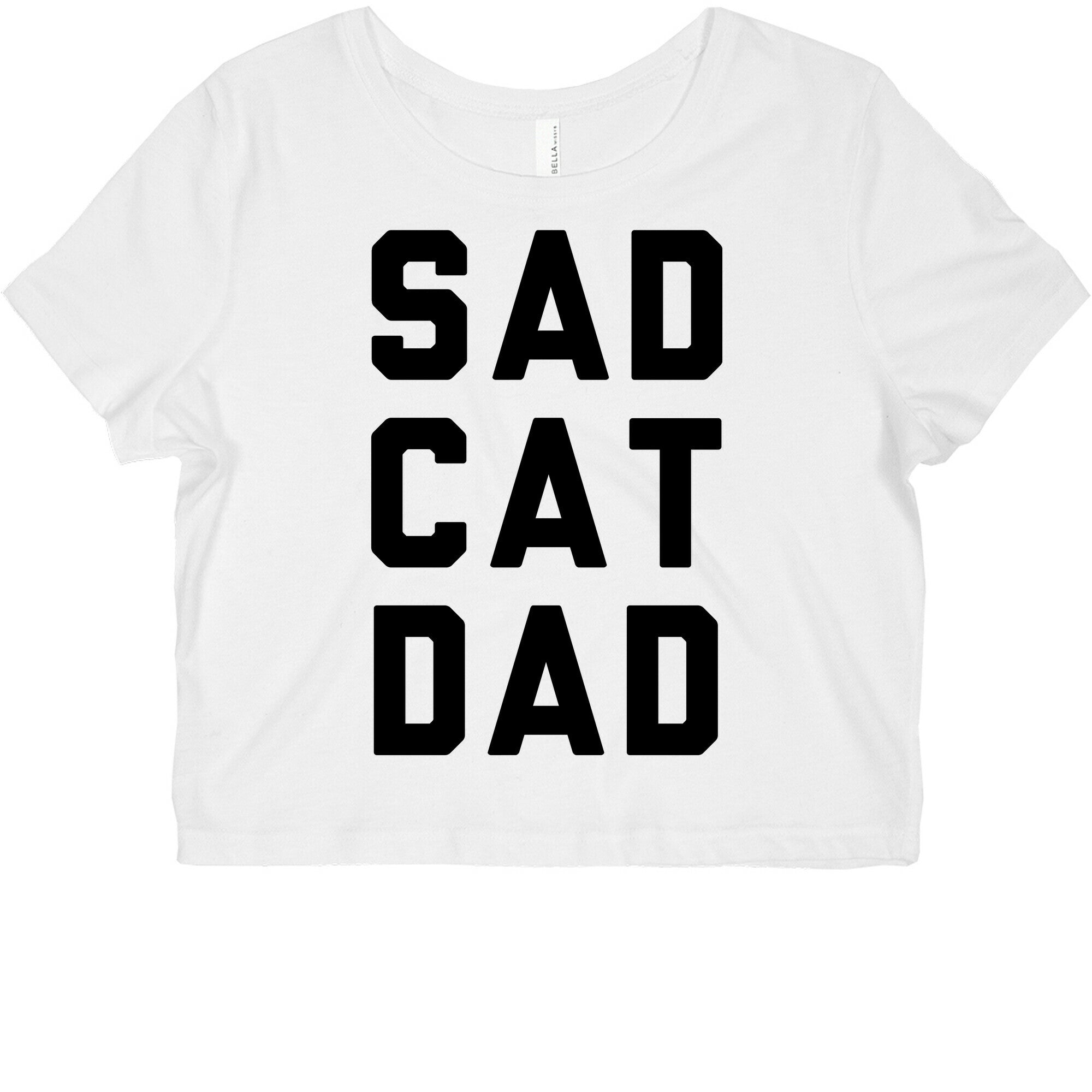 Sad Cat Dad Graphic Baby Tee