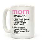 Mom Definition Coffee Mug