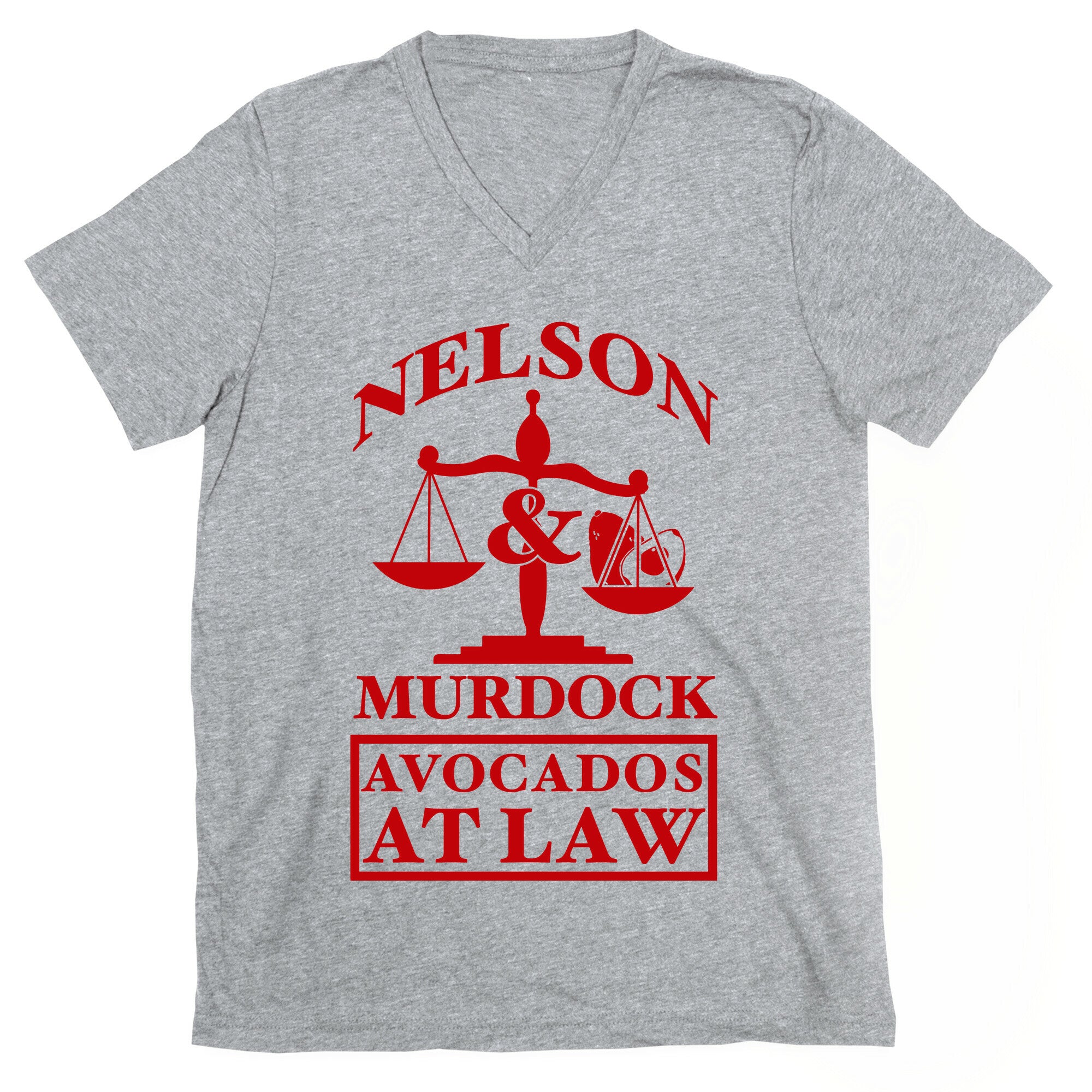 Nelson & Murdock Avocados At Law V-Neck