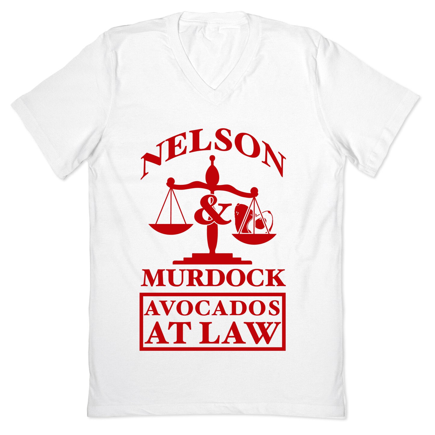 Nelson & Murdock Avocados At Law V-Neck