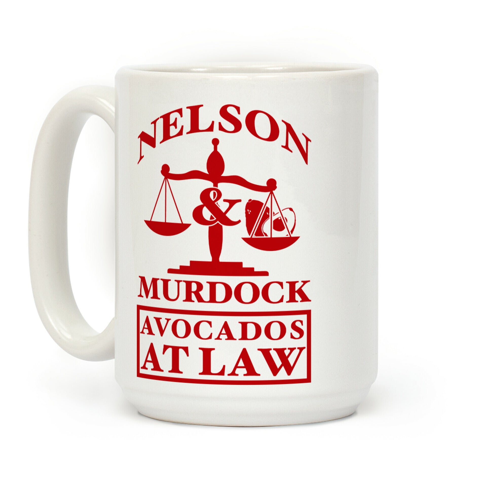 Nelson & Murdock Avocados At Law Coffee Mug