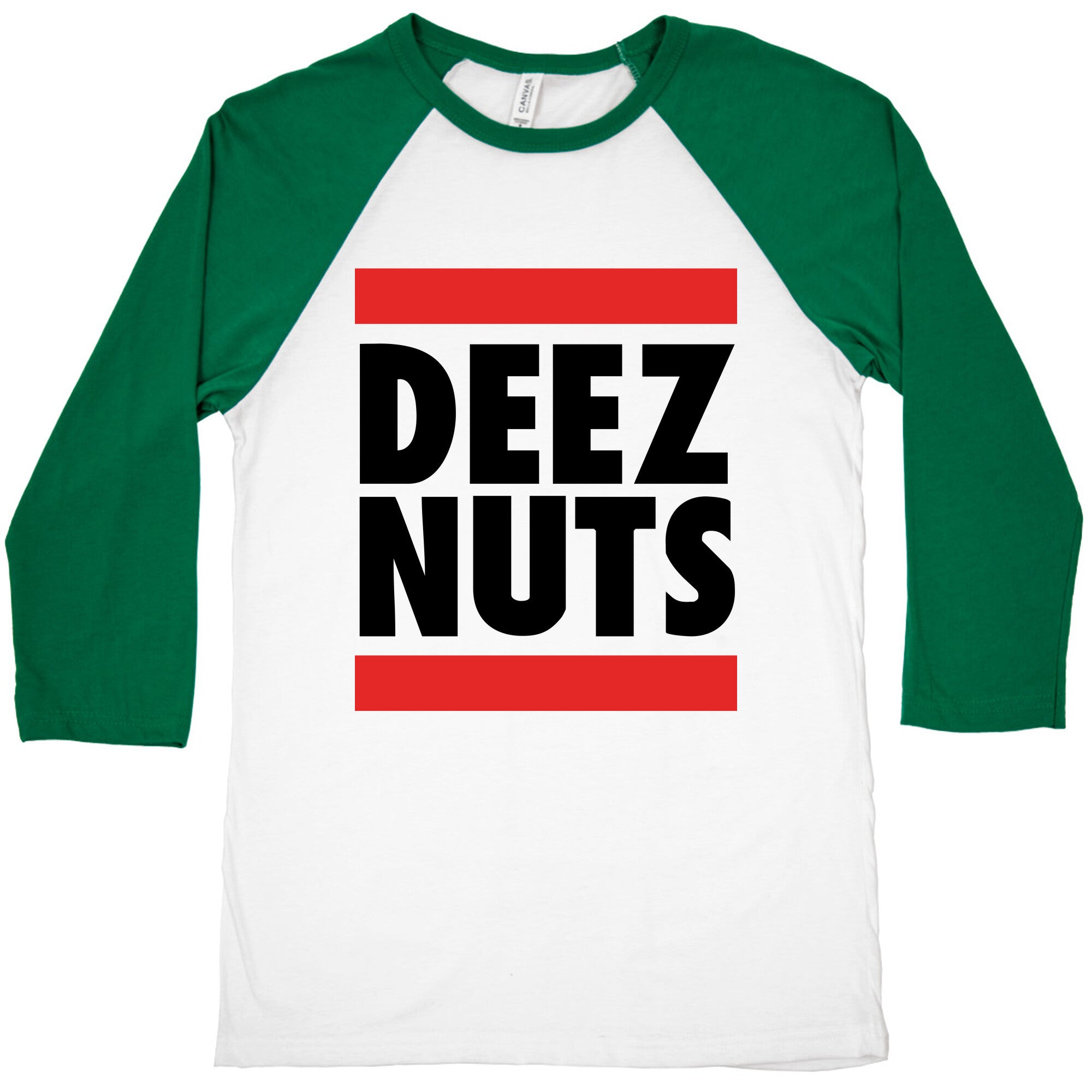 Deez Nuts (DMC Parody) Baseball Tee
