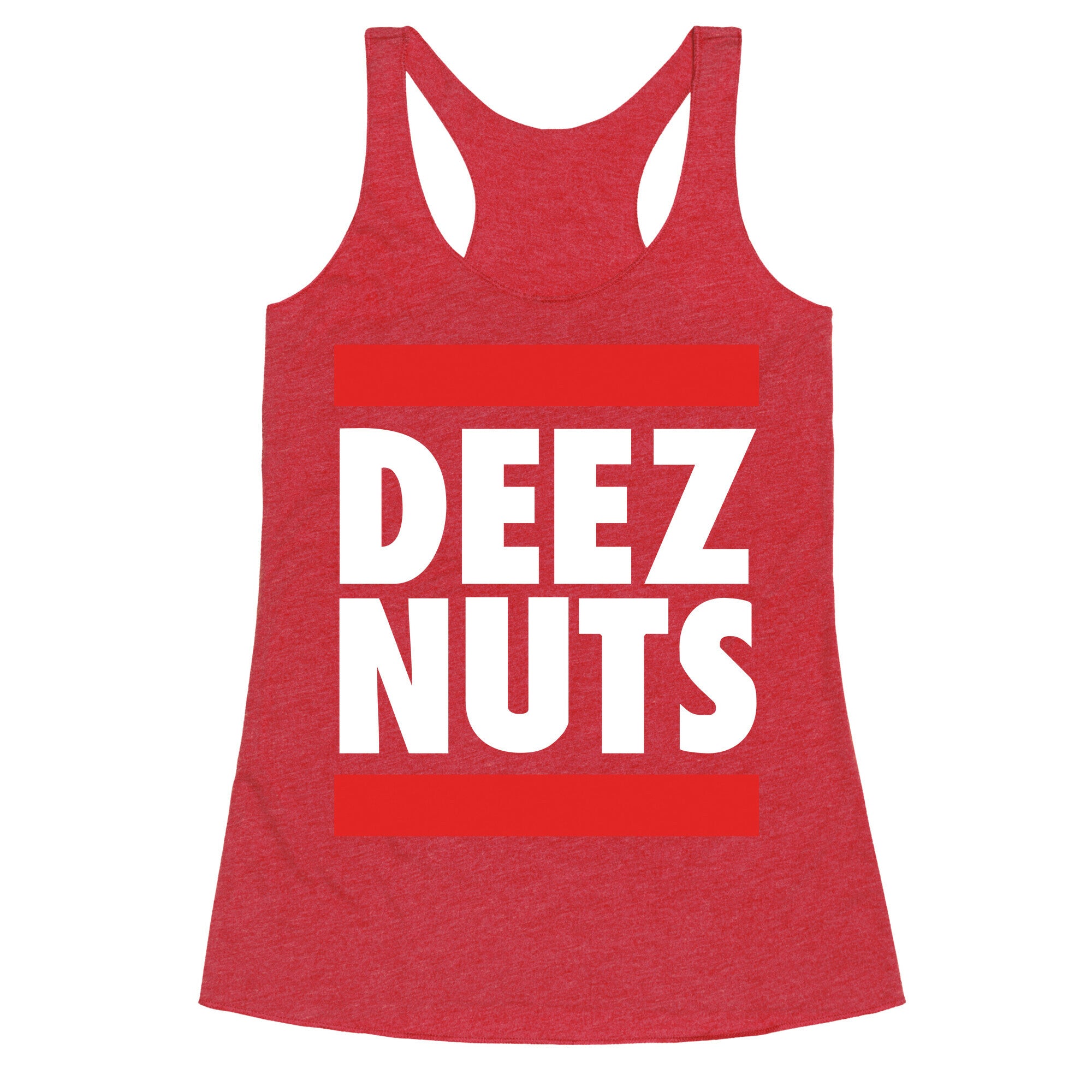 Deez Nuts (DMC Parody) Racerback Tank
