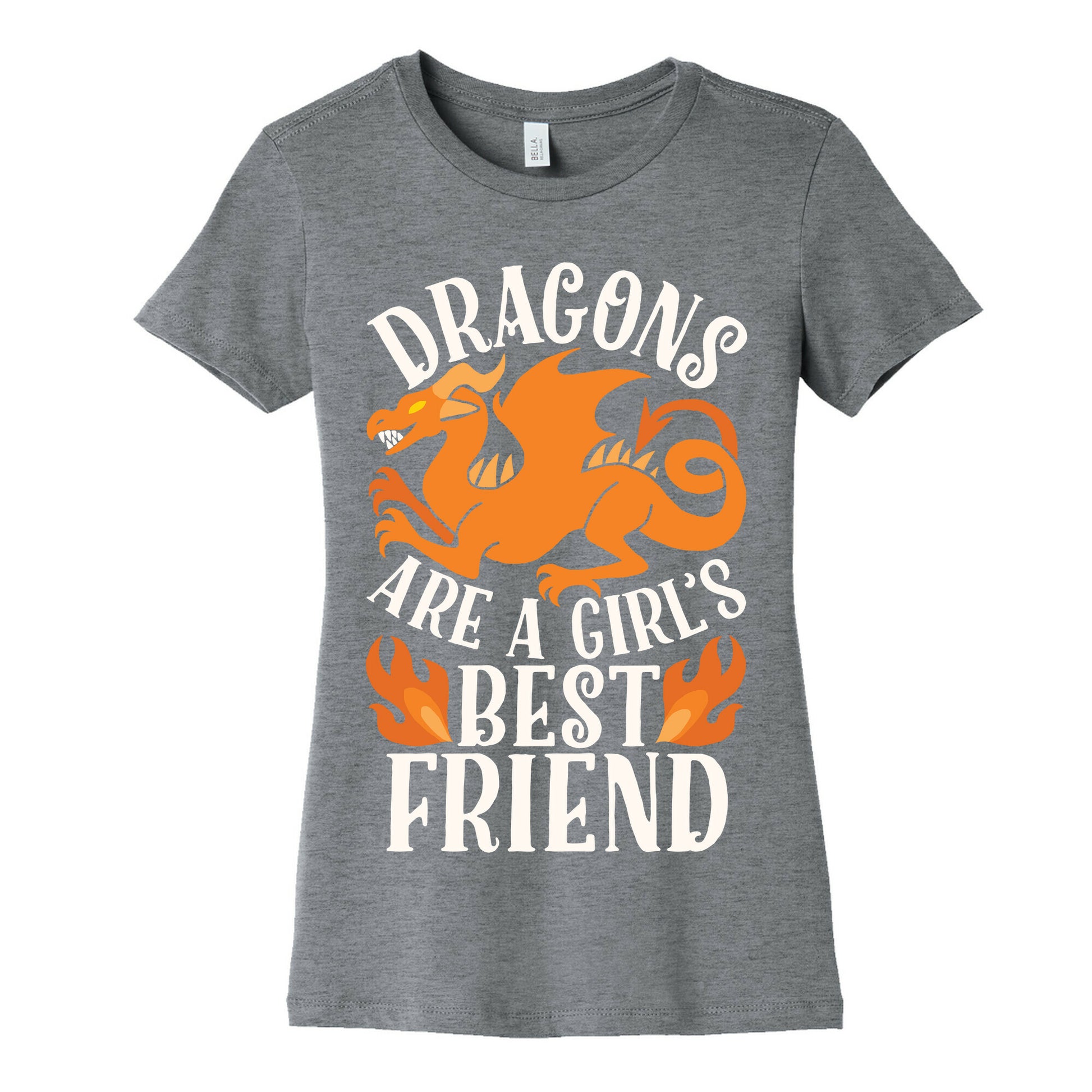 Dragons Are A Girl's Best Friend Women's Cotton Tee