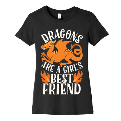 Dragons Are A Girl's Best Friend Women's Cotton Tee