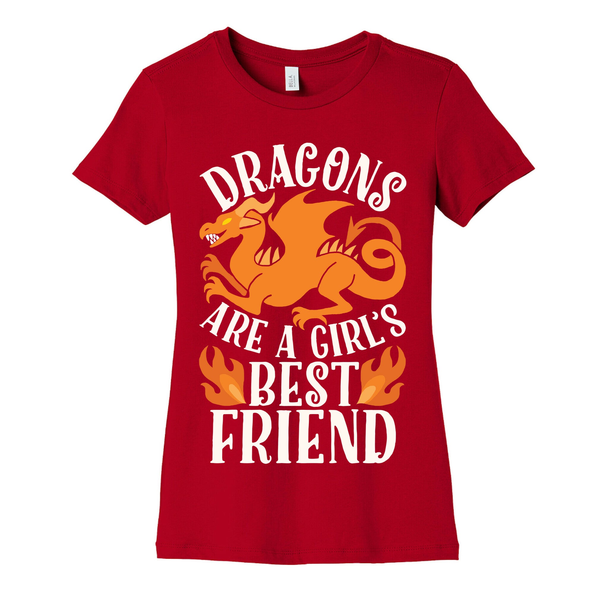 Dragons Are A Girl's Best Friend Women's Cotton Tee
