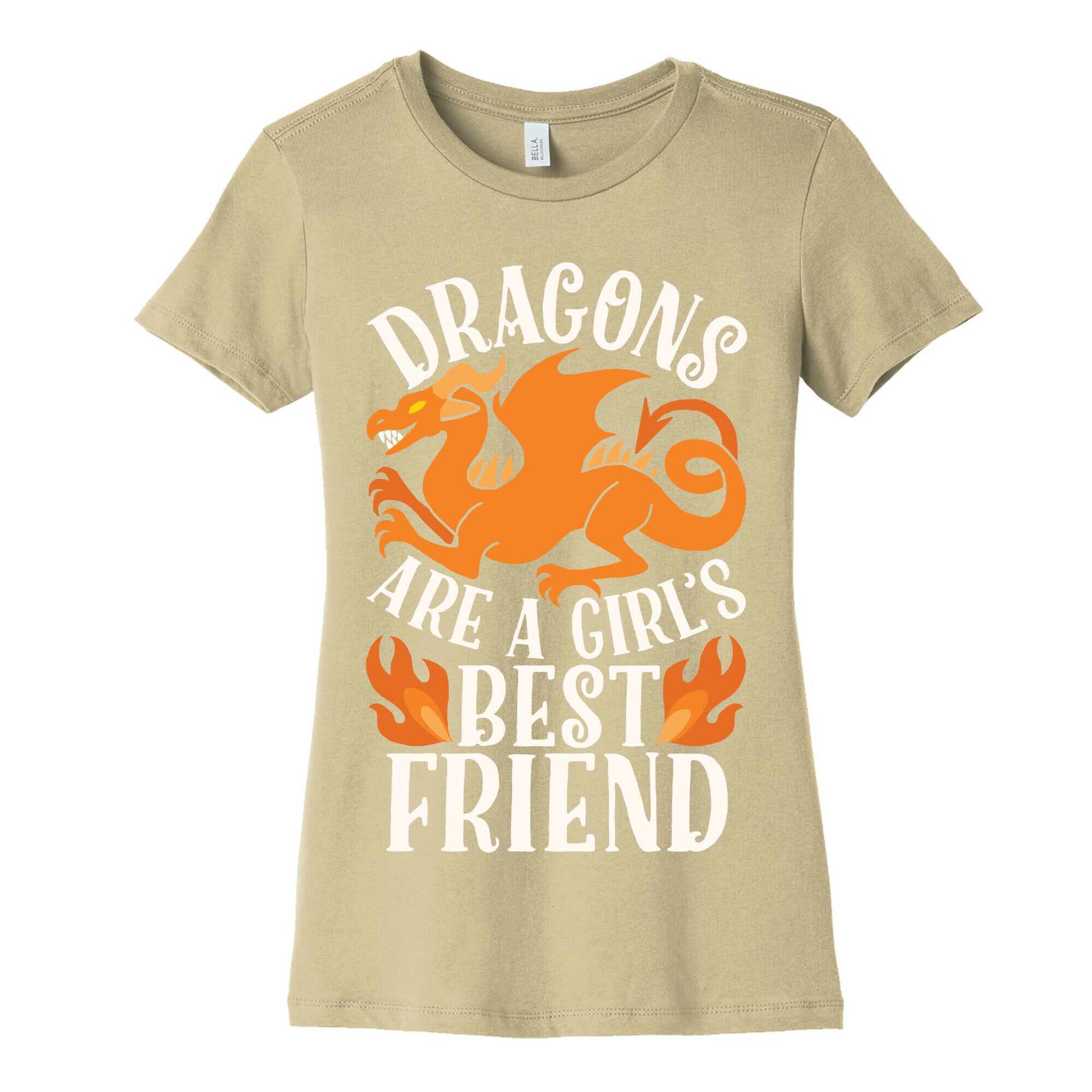 Dragons Are A Girl's Best Friend Women's Cotton Tee