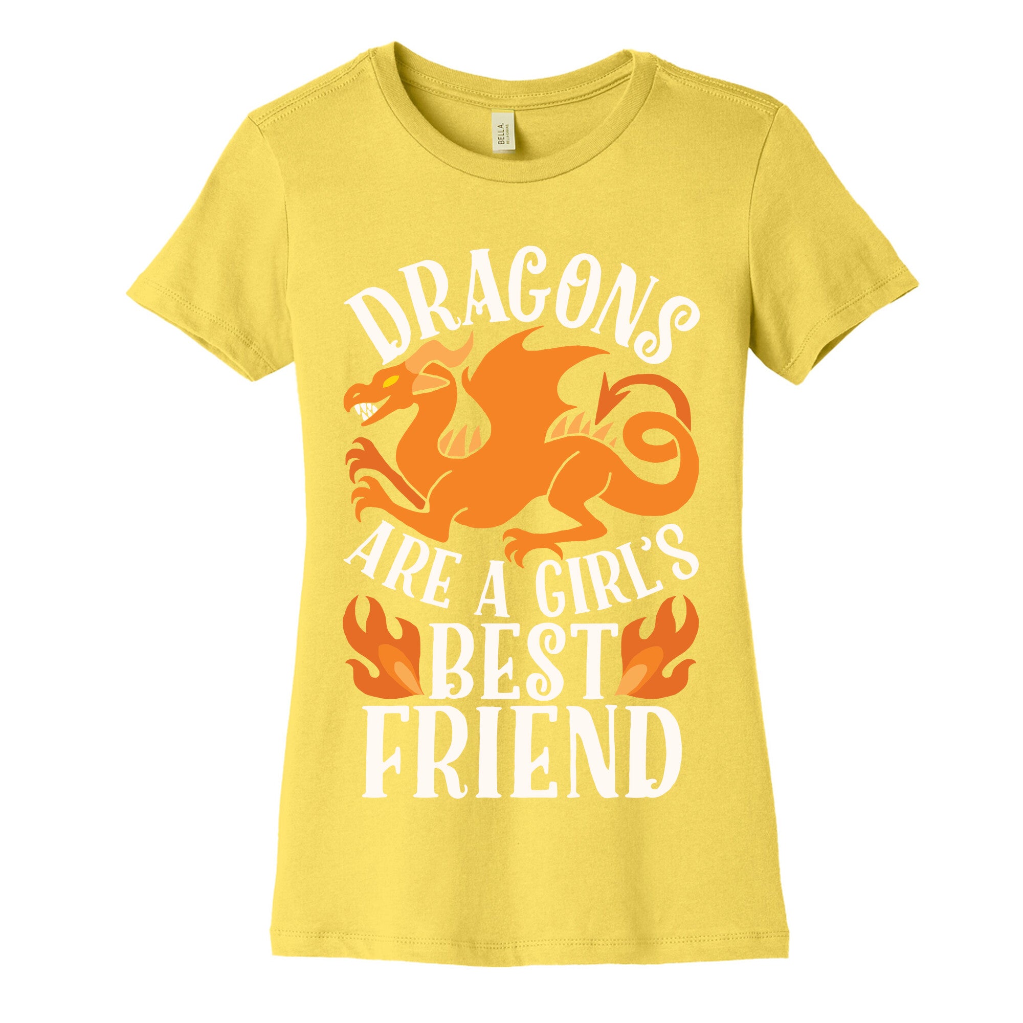 Dragons Are A Girl's Best Friend Women's Cotton Tee